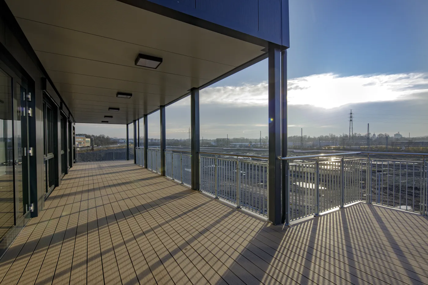 Raumsysteme Bau ICE-Werk Dachterrasse