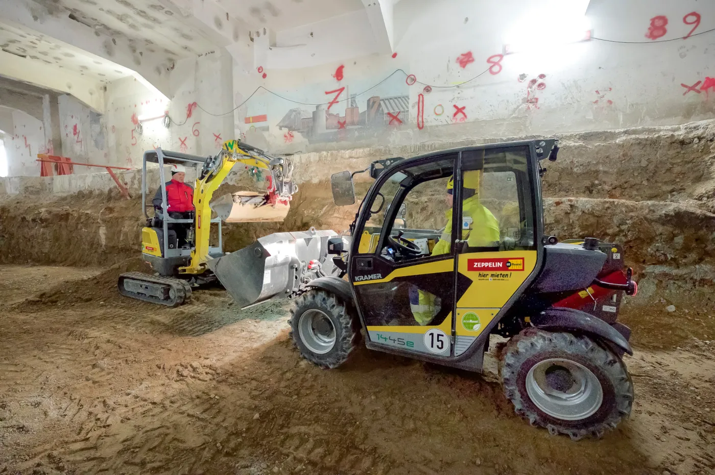 Elektrisches Duo im Einsatz