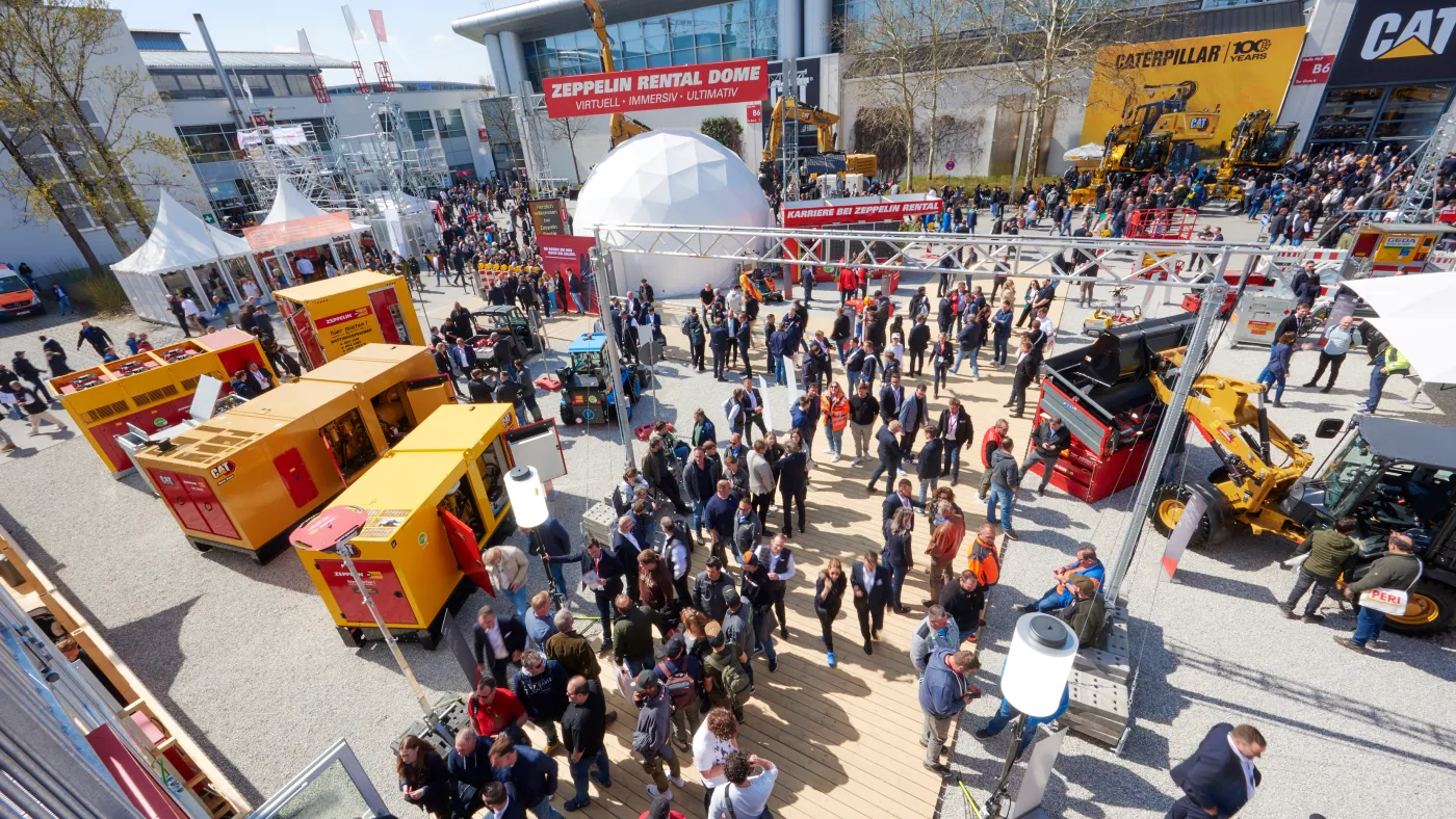bauma 2025 Zeppelin Rental Exponatefläche