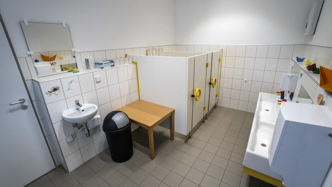 Kita Modulgebäude Sanitärbereich