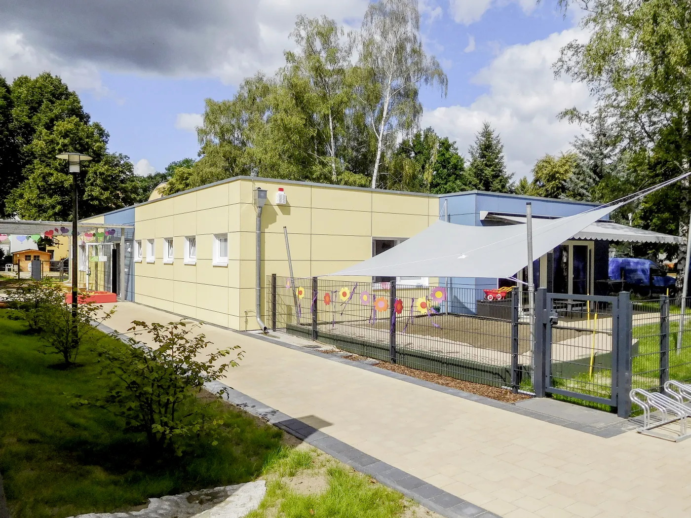 Kita Modulgebäude Fassade