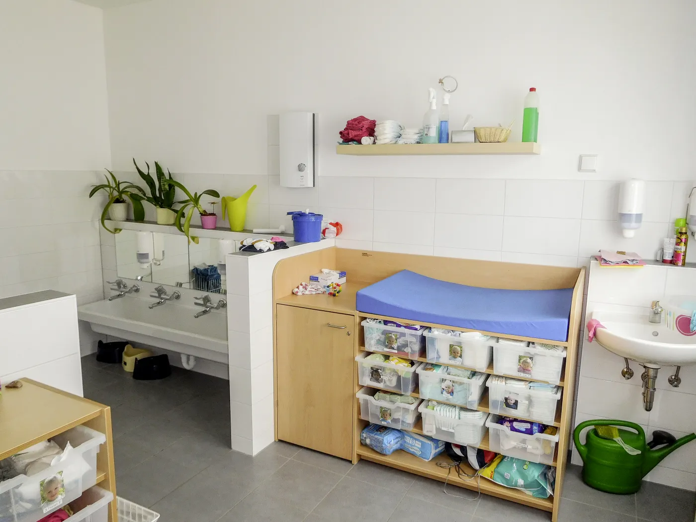 Kita Modulgebäude Sanitärbereich