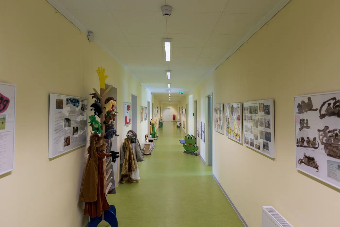 Kita Modulgebäude Flurbereich