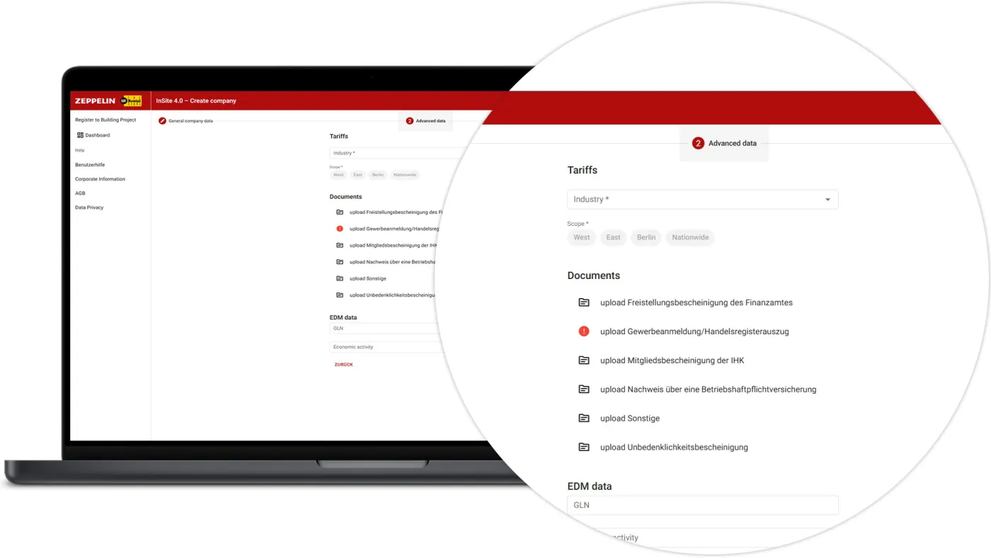 InSite Create Subcontractors - Additional Documents