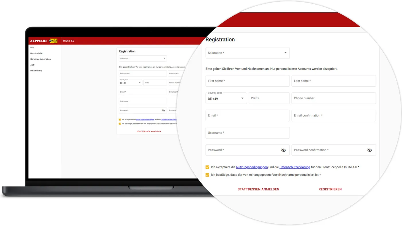 InSite Registration - Registration Form