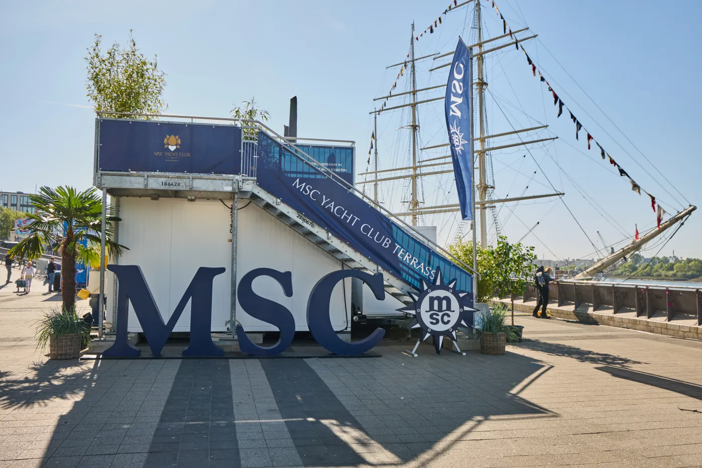 Hafengeburtstag Modulanlage Außenansicht