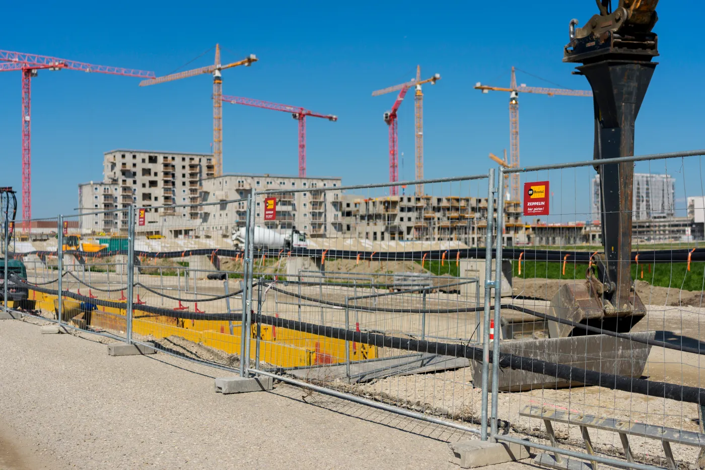 Geländesicherung Bauzaun