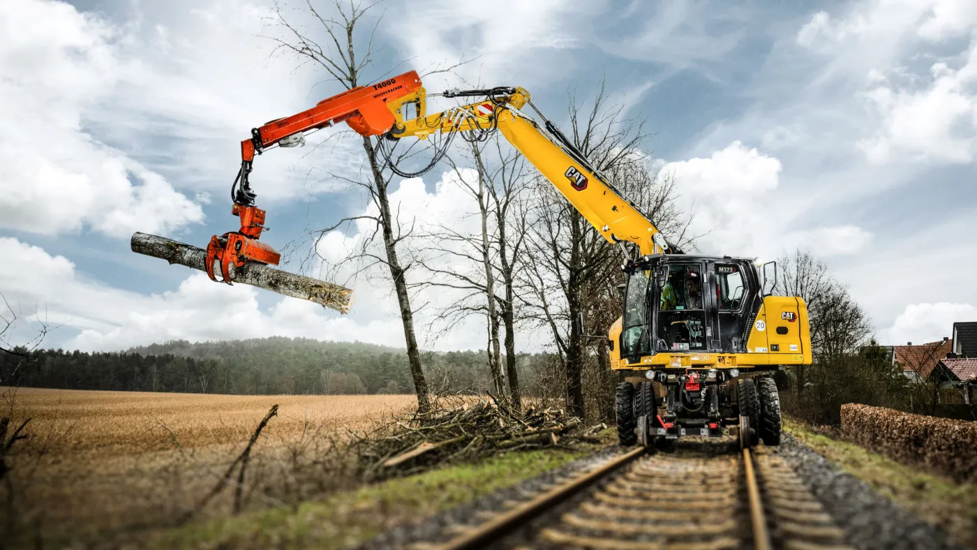Zweiwegebagger Zeppelin Baumaschinen