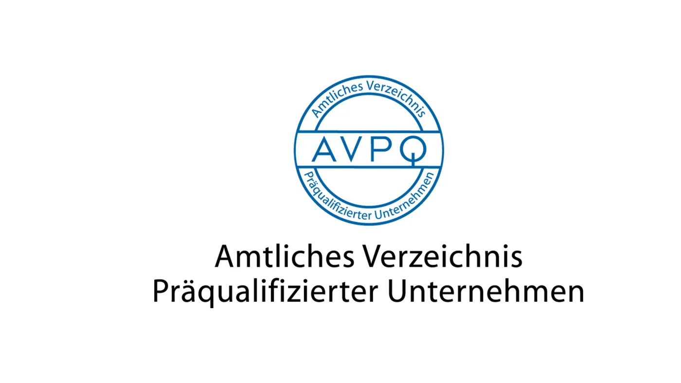 Logo AVPQ - Amtliches Verzeichnis Präqualifizierter Unternehmen
