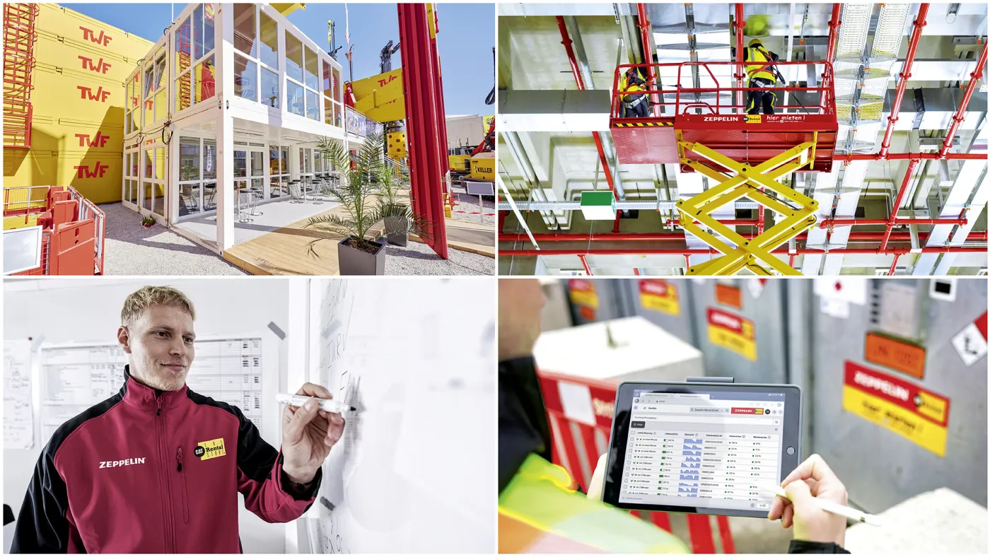 Überblick Referenzprojekt Zeppelin Rental