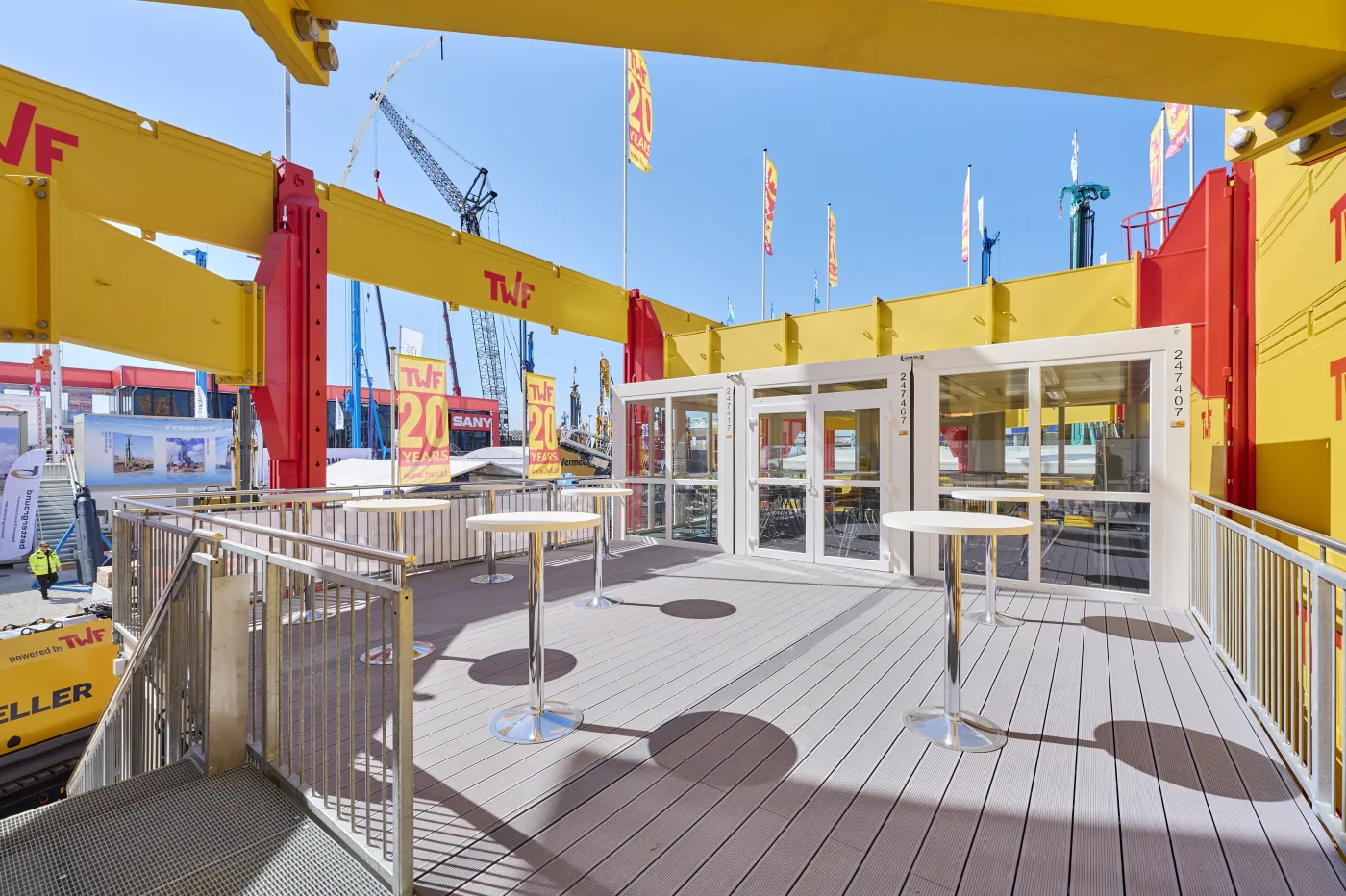 Modulanlage Terrasse 