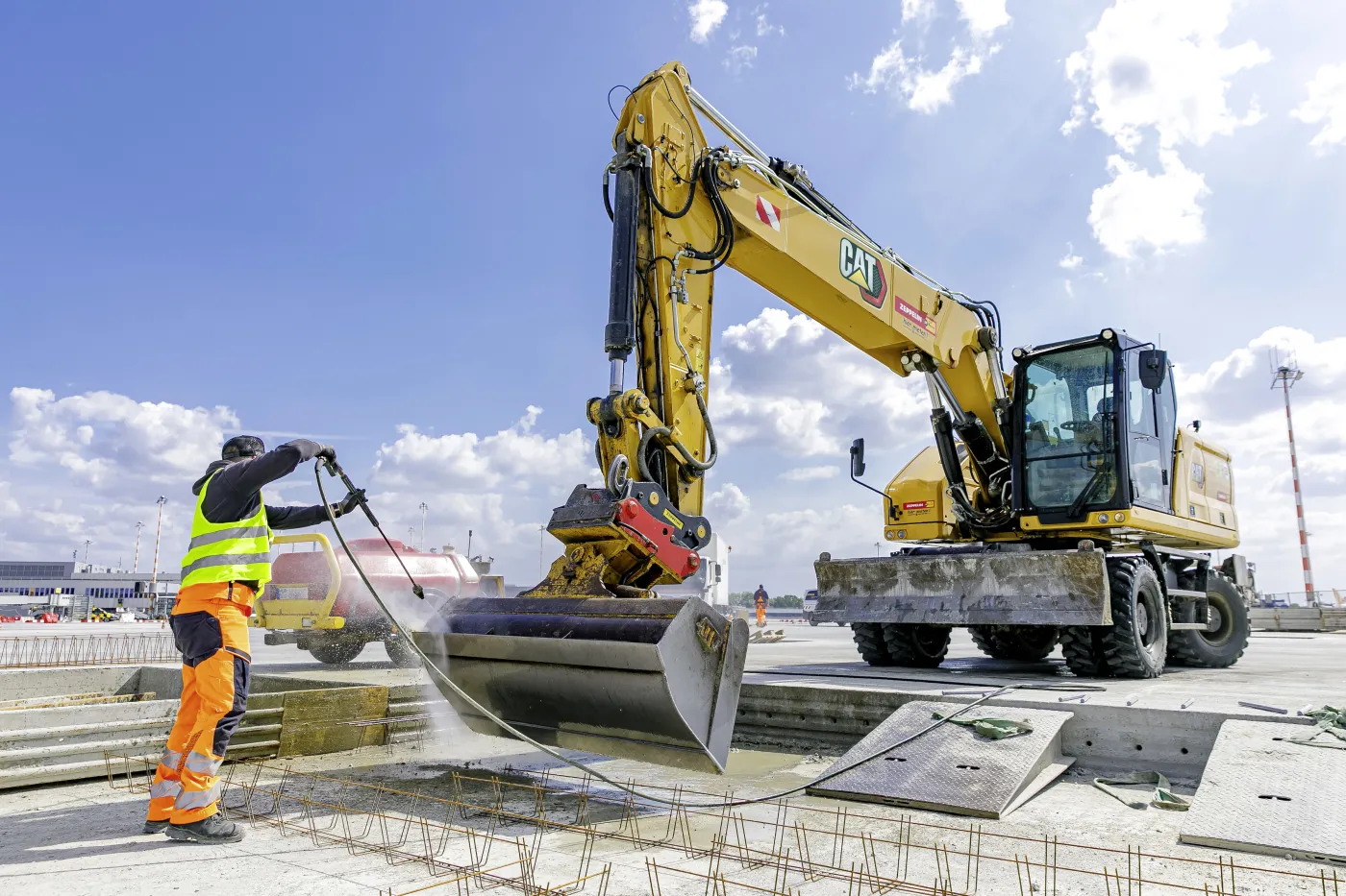 Hochdruckreiniger Reinigung Schaufel