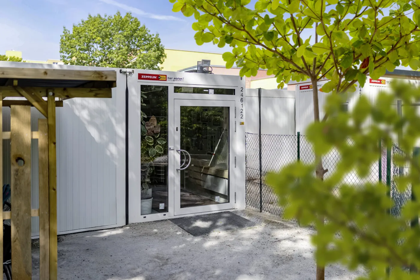Außenansicht-Modulanlage-Container-Kita-Kinderinsel-Berlin