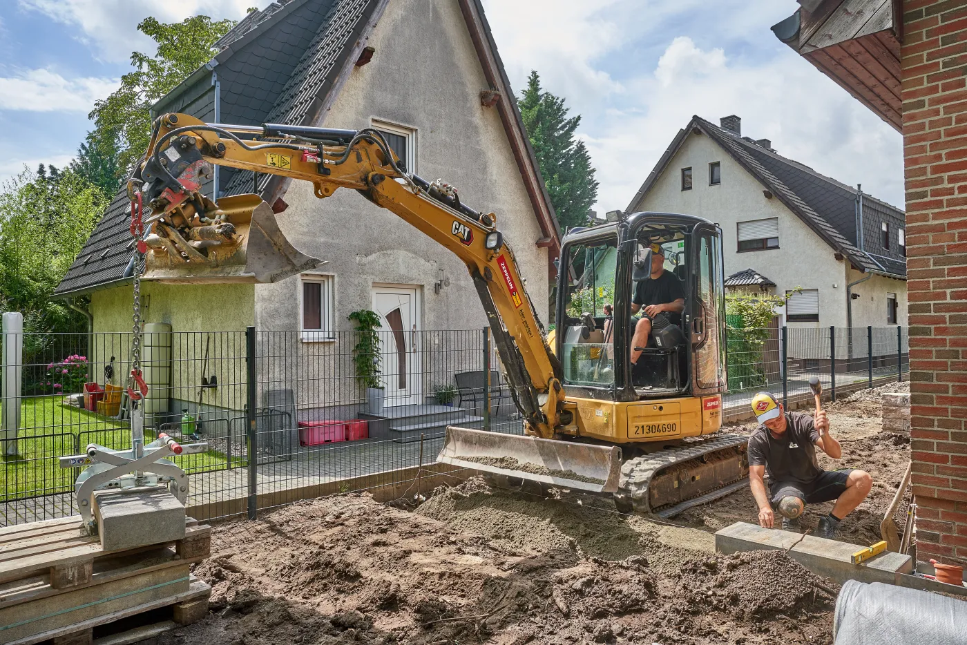 galabau-minibagger-cat-303.5-ng