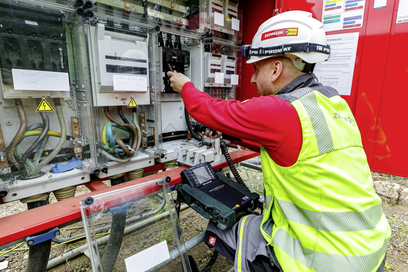 Elektro-Baustelleneinrichtung-Stromverteiler-FI-Prüfung-Köln