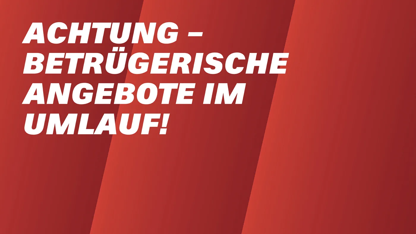 Betrügerische Angebote