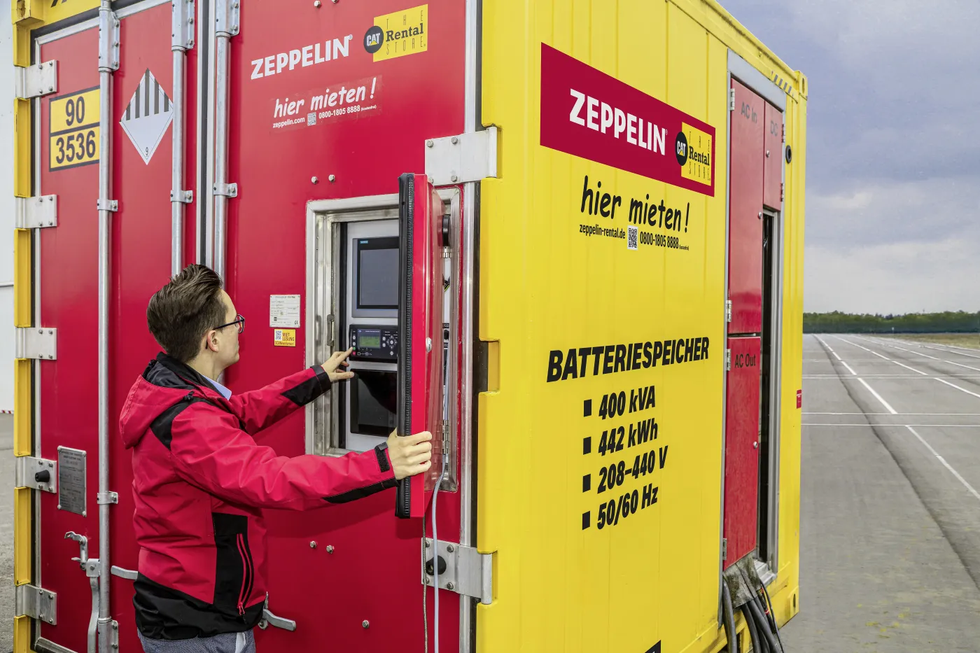 Zeppelin-Rental-Autoterminal-Batteriespeicher